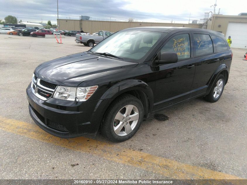 2013 Dodge Journey Cvp VIN: 3C4PDCAB7DT734129 Lot: 20160910