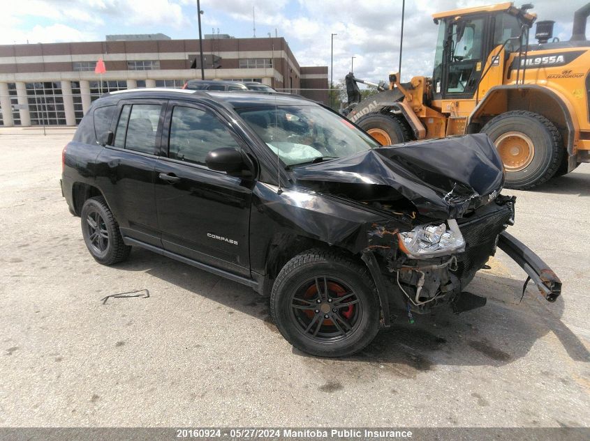 2012 Jeep Compass Sport VIN: 1C4NJDAB3CD569853 Lot: 20160924