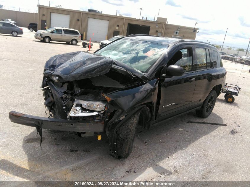 2012 Jeep Compass Sport VIN: 1C4NJDAB3CD569853 Lot: 20160924