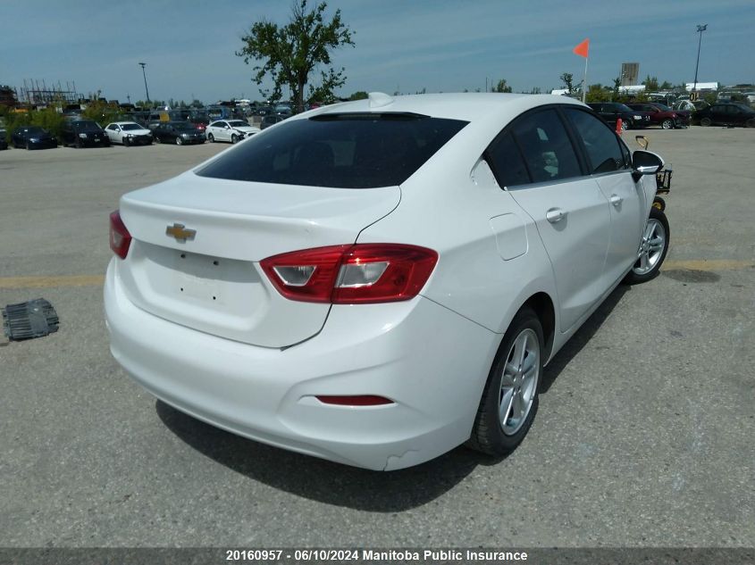 2017 Chevrolet Cruze Lt Turbo VIN: 3G1BE5SM3HS598220 Lot: 20160957