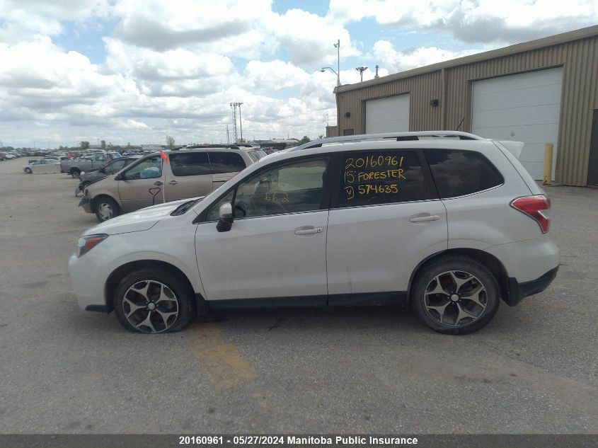 2015 Subaru Forester 2.0Xt VIN: JF2SJHWC4FH574635 Lot: 20160961