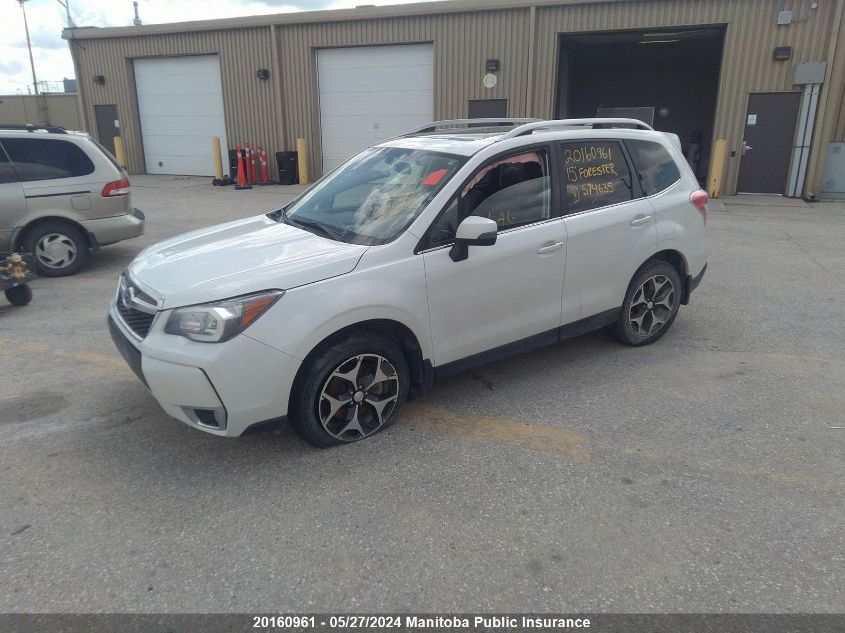 2015 Subaru Forester 2.0Xt VIN: JF2SJHWC4FH574635 Lot: 20160961