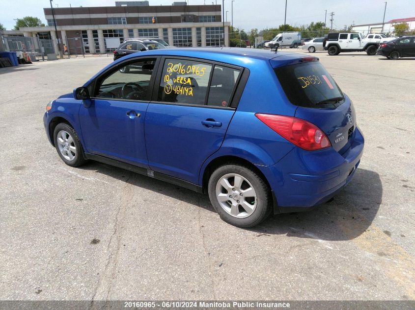 2010 Nissan Versa 1.8 Sl VIN: 3N1BC1CP6AL464142 Lot: 20160965