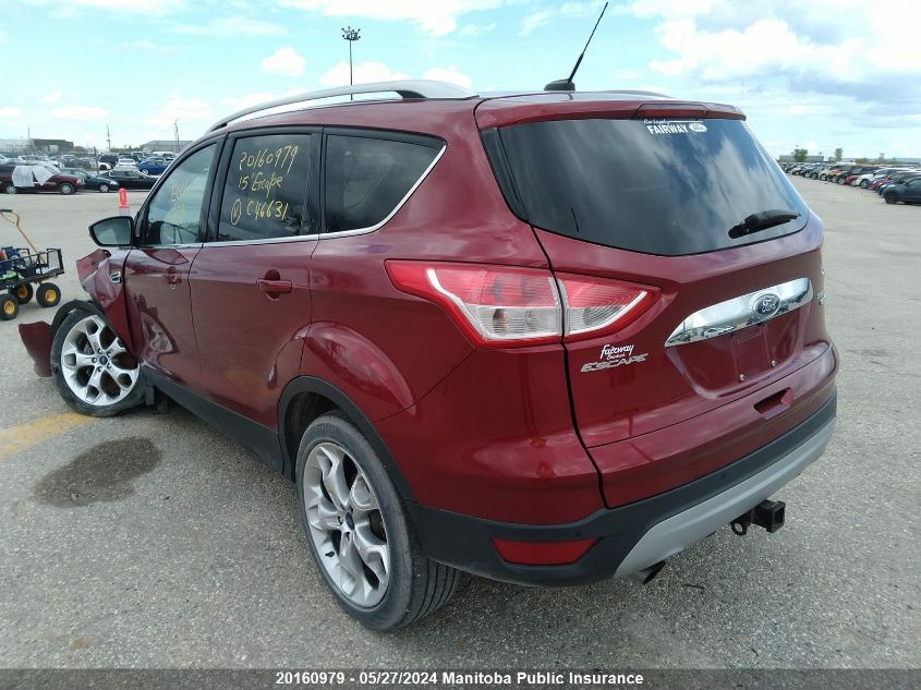 2015 Ford Escape Titanium VIN: 1FMCU9J92FUC46631 Lot: 20160979