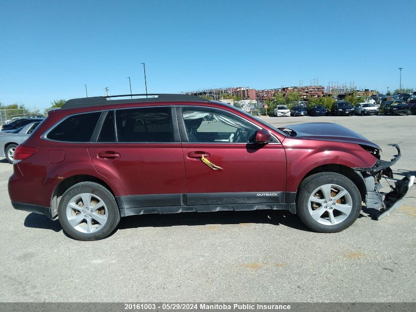 2014 Subaru Outback 2.5I VIN: 4S4BRGBC7E3219943 Lot: 20161003