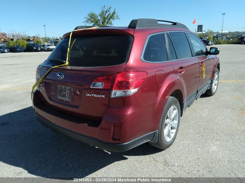 2014 Subaru Outback 2.5I VIN: 4S4BRGBC7E3219943 Lot: 20161003