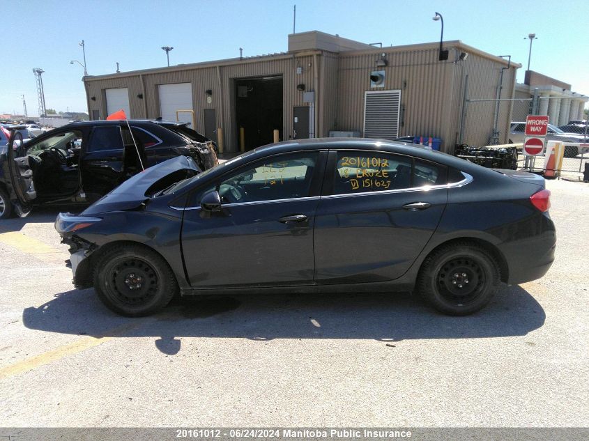 2018 Chevrolet Cruze Lt Turbo VIN: 1G1BE5SM2J7151625 Lot: 20161012