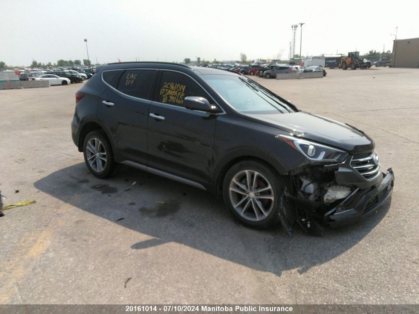 2017 Hyundai Santa Fe Sport 2.0T VIN: 5XYZUDLA8HG397664 Lot: 20161014