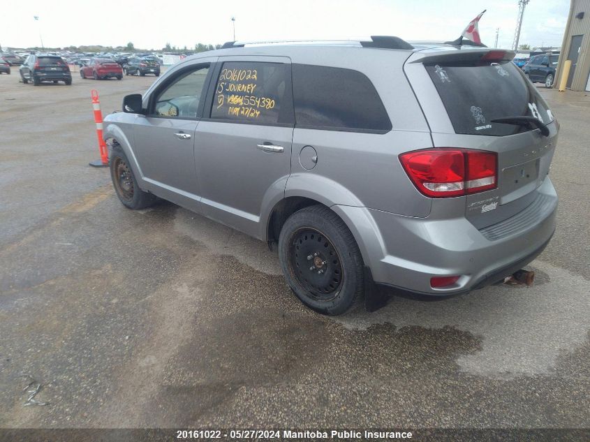 2015 Dodge Journey R/T VIN: 3C4PDDFG6FT554380 Lot: 20161022