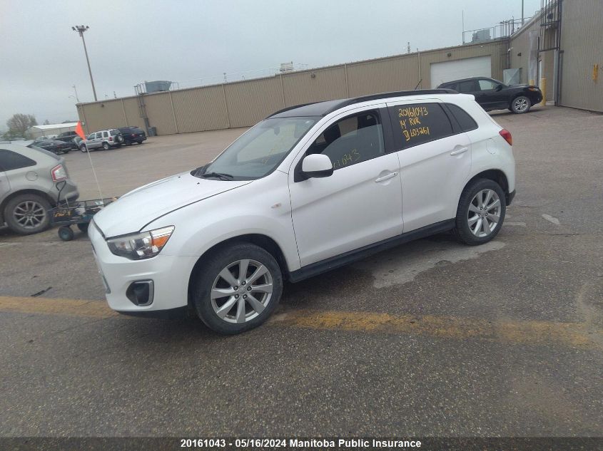 2014 Mitsubishi Rvr Gt VIN: 4A4AJ4AUXEE603261 Lot: 20161043