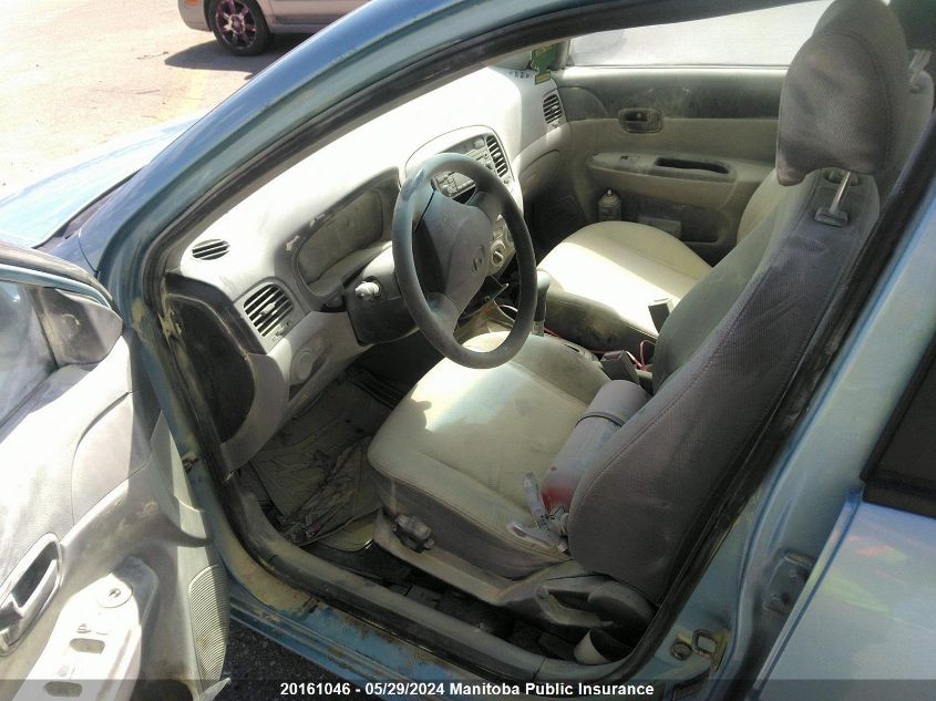 2009 Hyundai Accent Gls VIN: KMHCN45C39U345887 Lot: 20161046