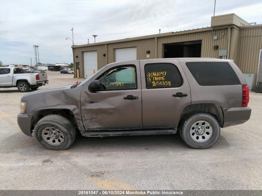 2013 Chevrolet Tahoe Ls VIN: 1GNSK2E01DR150358 Lot: 20161047