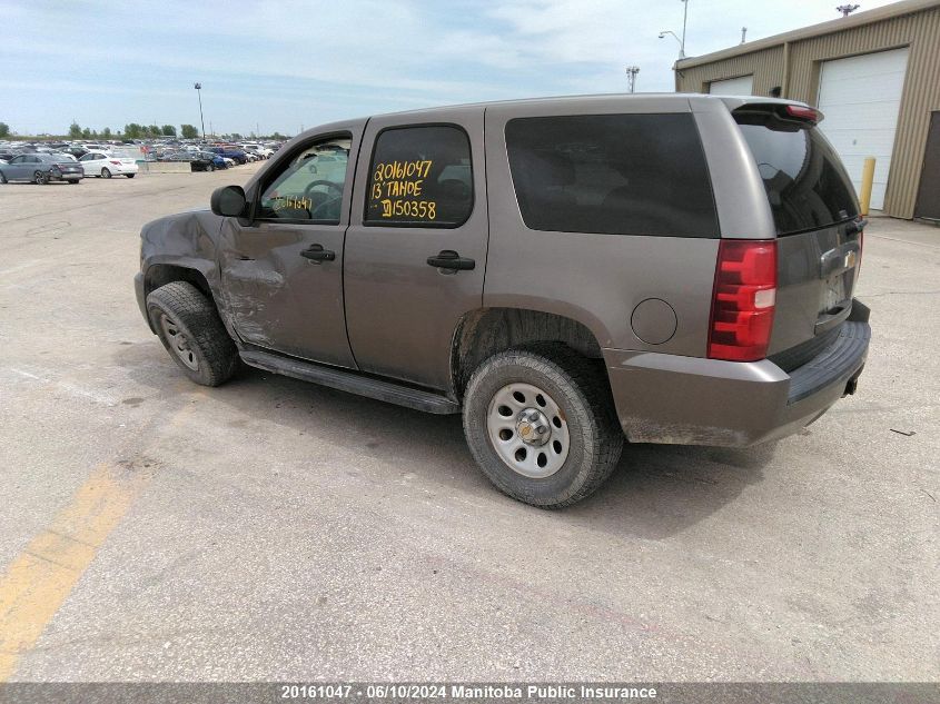 2013 Chevrolet Tahoe Ls VIN: 1GNSK2E01DR150358 Lot: 20161047