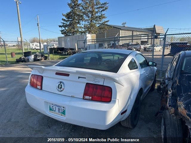 2007 Ford Mustang VIN: 1ZVFT80N175271865 Lot: 20161059