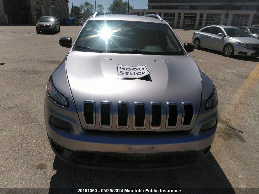 2016 Jeep Cherokee Sport VIN: 1C4PJMAS3GW300626 Lot: 20161060