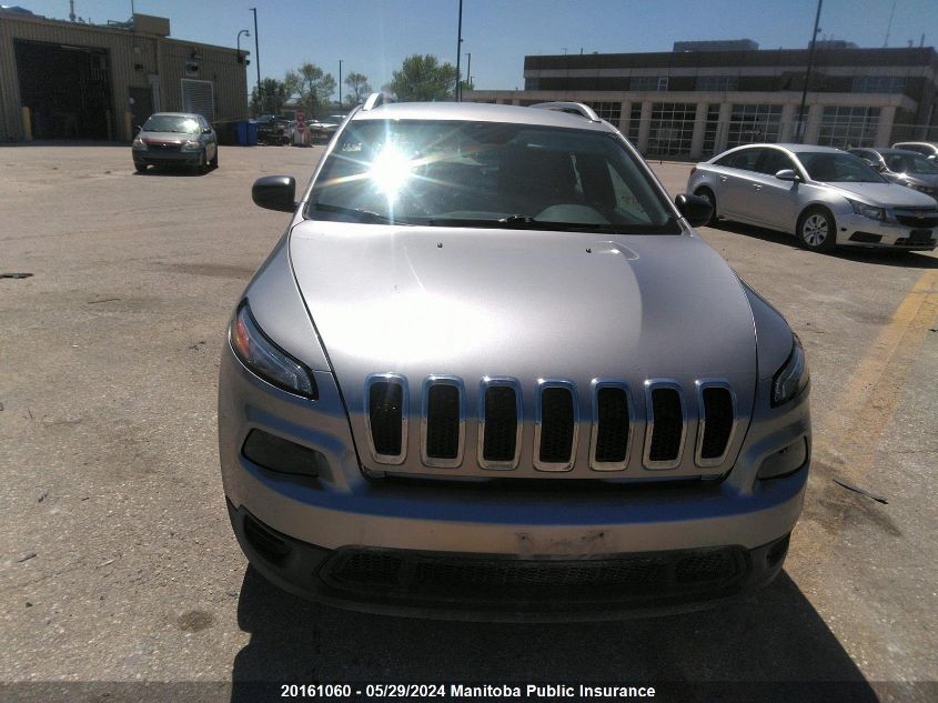 2016 Jeep Cherokee Sport VIN: 1C4PJMAS3GW300626 Lot: 20161060