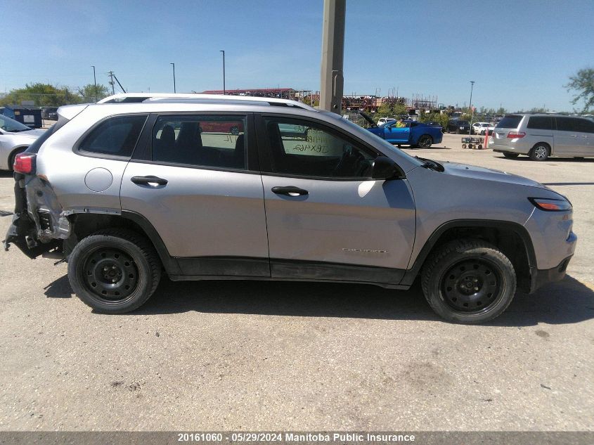 2016 Jeep Cherokee Sport VIN: 1C4PJMAS3GW300626 Lot: 20161060