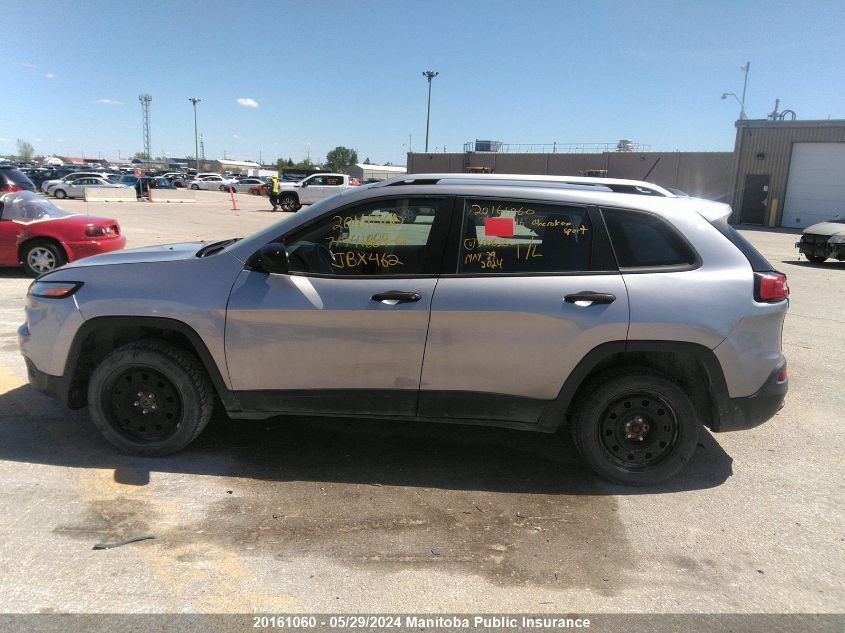 2016 Jeep Cherokee Sport VIN: 1C4PJMAS3GW300626 Lot: 20161060