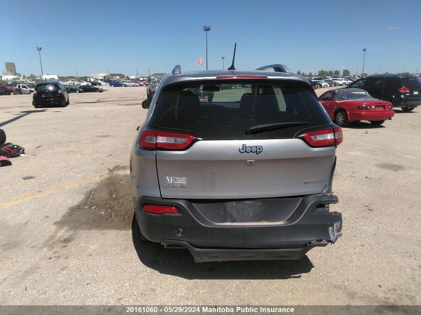 2016 Jeep Cherokee Sport VIN: 1C4PJMAS3GW300626 Lot: 20161060