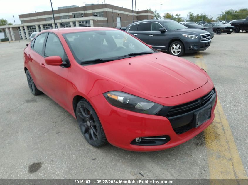 2016 Dodge Dart Sxt Sport VIN: 1C3CDFFA2GD816798 Lot: 20161071