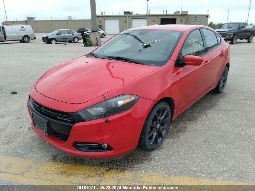 2016 Dodge Dart Sxt Sport VIN: 1C3CDFFA2GD816798 Lot: 20161071