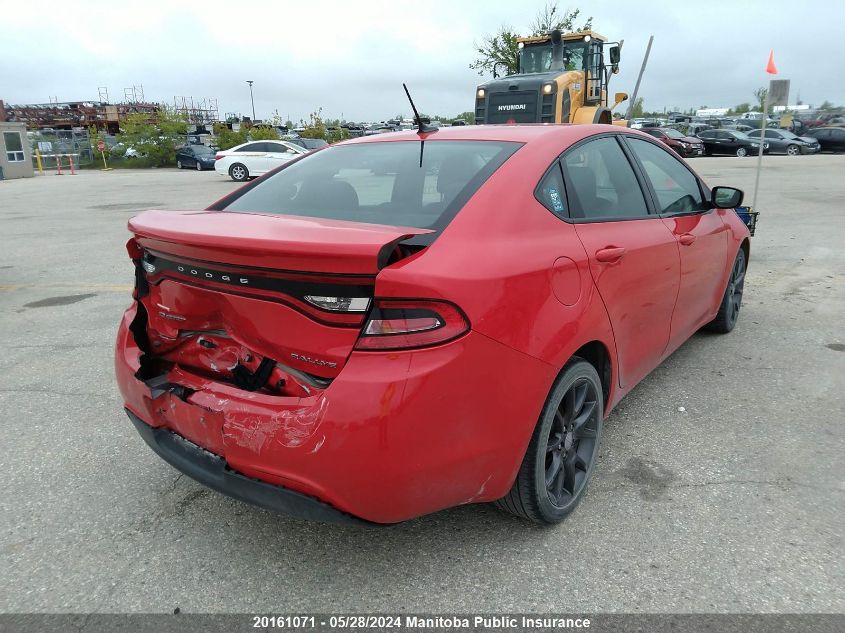 2016 Dodge Dart Sxt Sport VIN: 1C3CDFFA2GD816798 Lot: 20161071