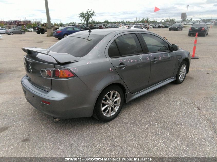 2015 Mitsubishi Lancer Limited VIN: JA32U2FU7FU606611 Lot: 20161073