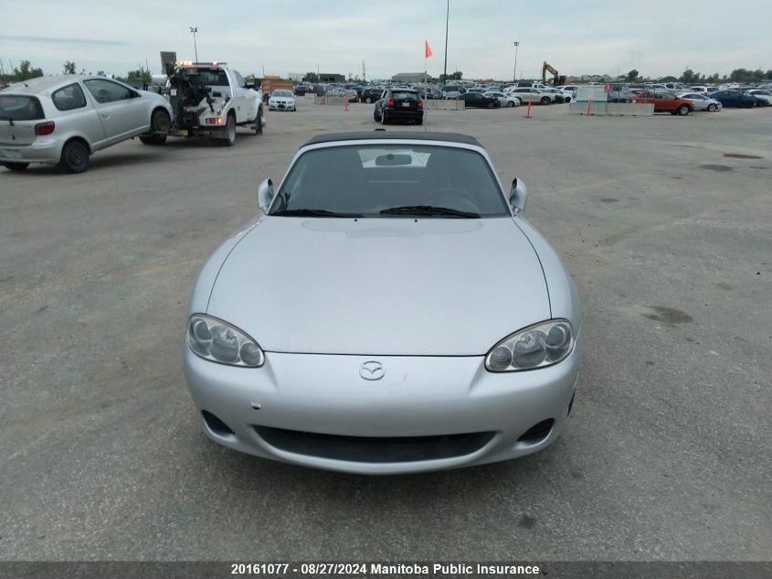 2001 Mazda Miata VIN: JM1NB353410207304 Lot: 20161077