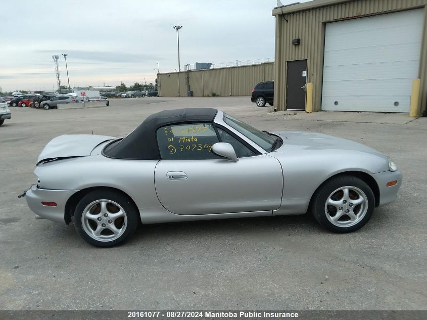 2001 Mazda Miata VIN: JM1NB353410207304 Lot: 20161077