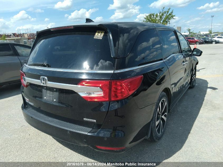 2019 Honda Odyssey Touring VIN: 5FNRL6H81KB508302 Lot: 20161079