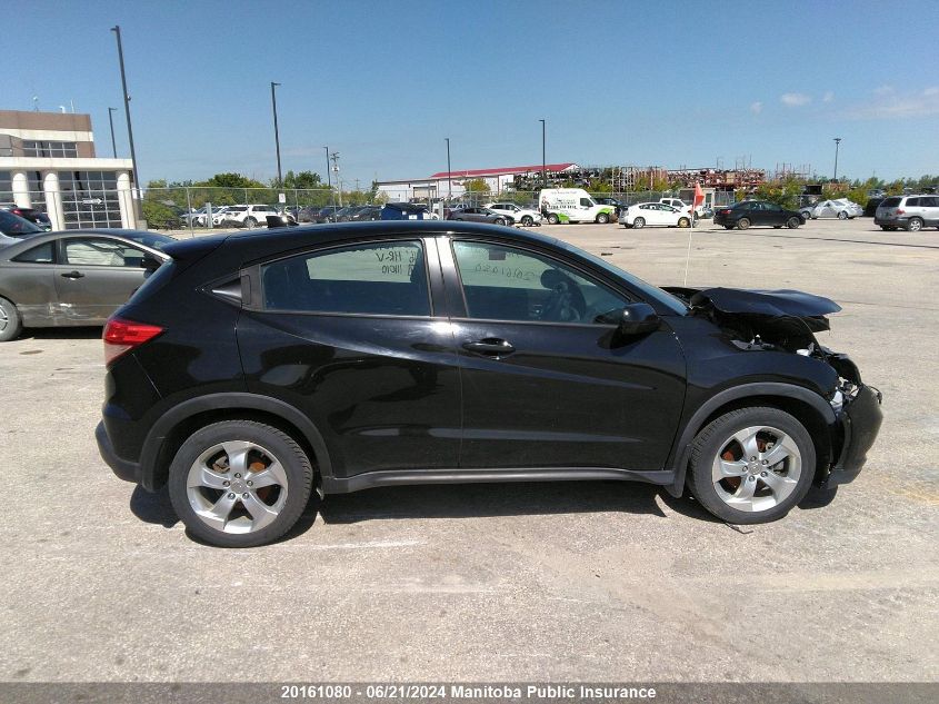 2016 Honda Hr-V Lx VIN: 3CZRU6H3XGM111010 Lot: 20161080