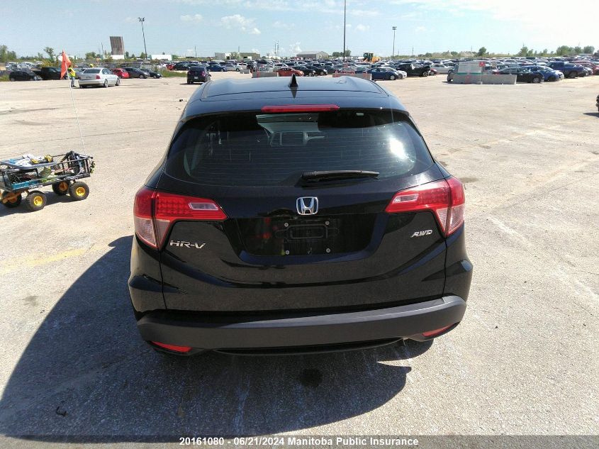 2016 Honda Hr-V Lx VIN: 3CZRU6H3XGM111010 Lot: 20161080