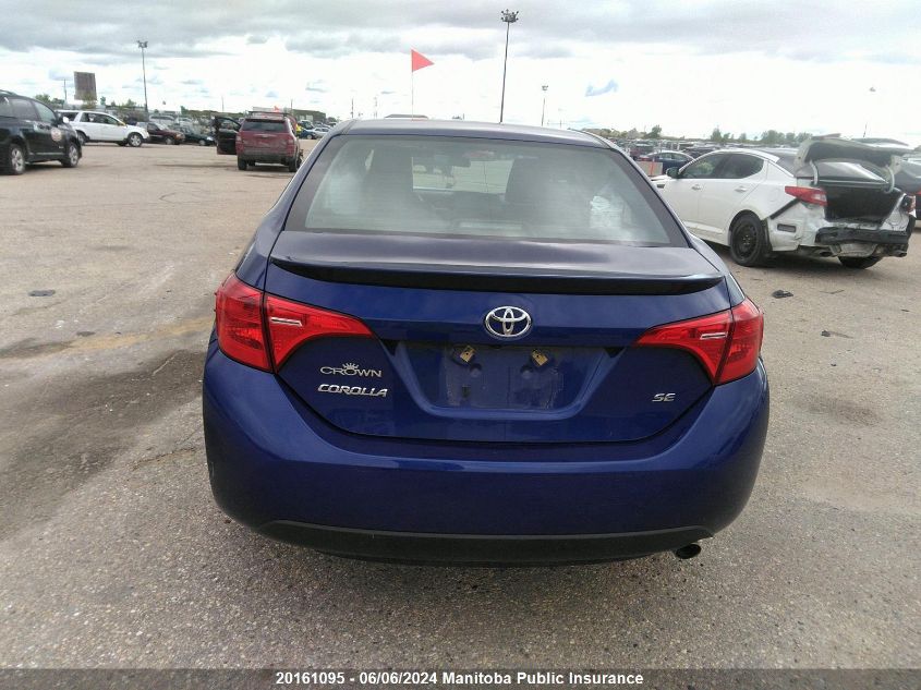 2018 Toyota Corolla Se VIN: 2T1BURHE8JC104938 Lot: 20161095