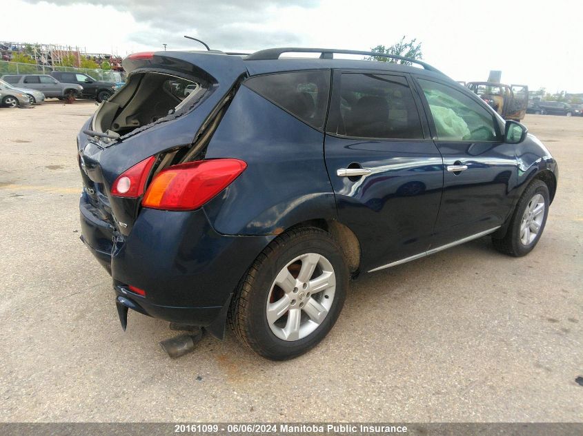 2009 Nissan Murano Sl VIN: JN8AZ18W59W106743 Lot: 20161099