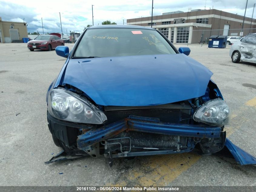 2005 Acura Rsx Premium VIN: JH4DC54825S801142 Lot: 20161102