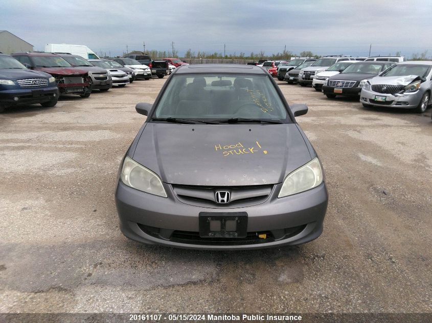 2004 Honda Civic Si VIN: 2HGES16814H927613 Lot: 20161107