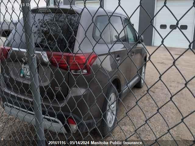 2020 Mitsubishi Outlander VIN: JA4AZ2A38LZ603805 Lot: 20161116