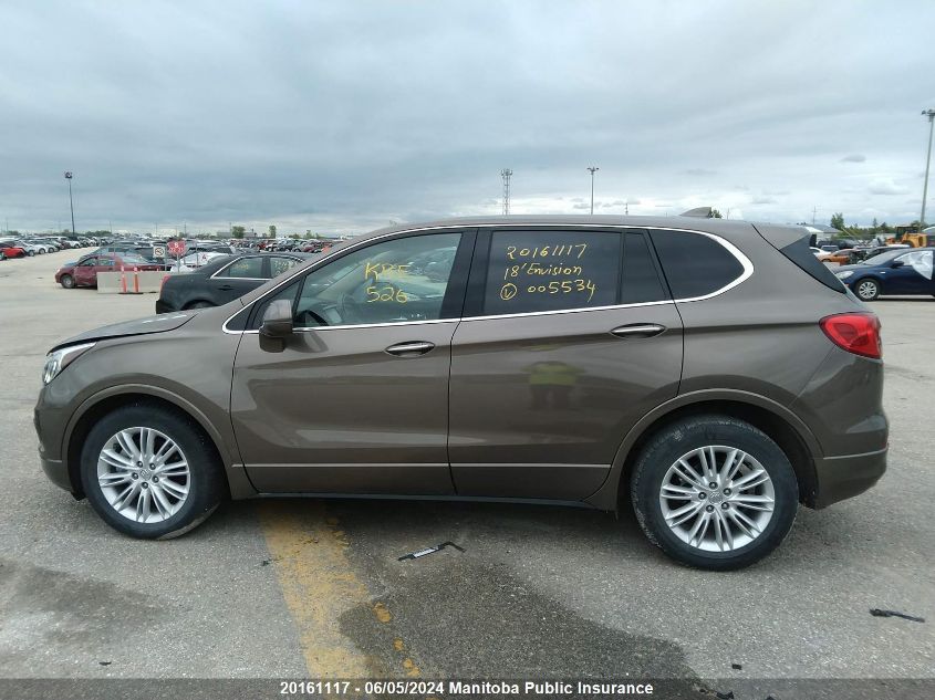 2018 Buick Envision VIN: LRBFXCSA8JD005534 Lot: 20161117