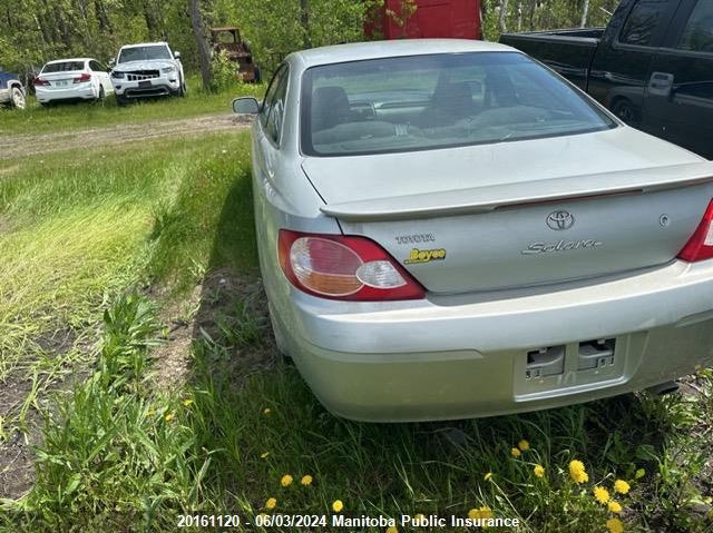 2003 Toyota Camry Solara Se VIN: 2T1CE22P33C700240 Lot: 20161120