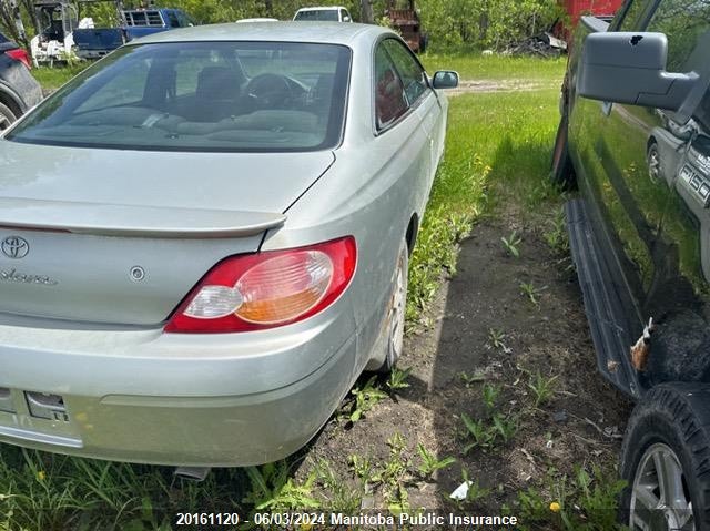 2003 Toyota Camry Solara Se VIN: 2T1CE22P33C700240 Lot: 20161120