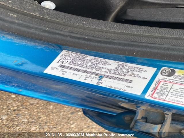 2012 Ford Fiesta Se VIN: 3FADP4EJ5CM172294 Lot: 20161135