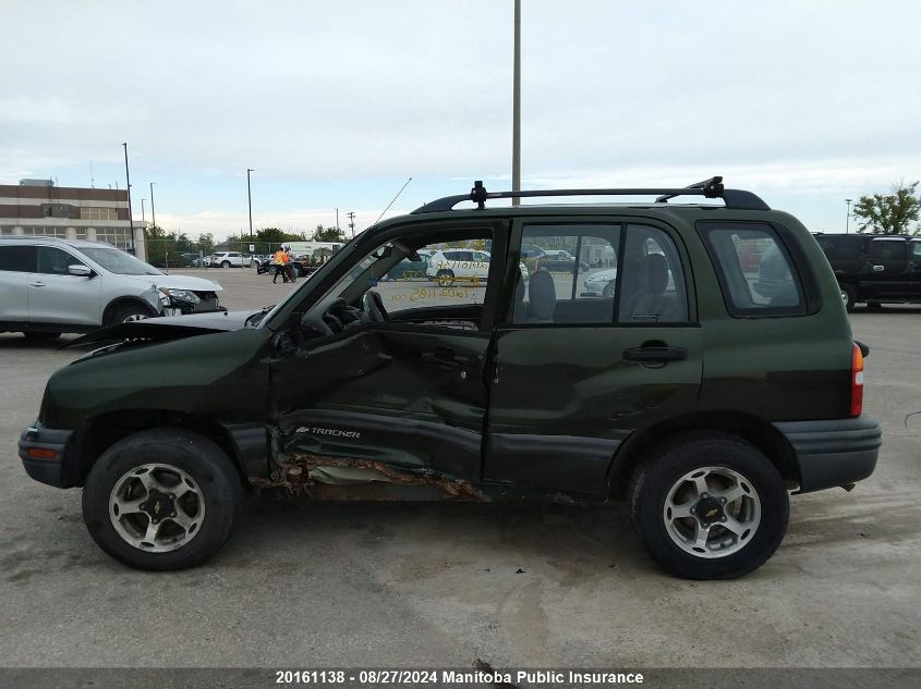 2000 Chevrolet Tracker VIN: 2CNBJ13C0Y6955722 Lot: 20161138