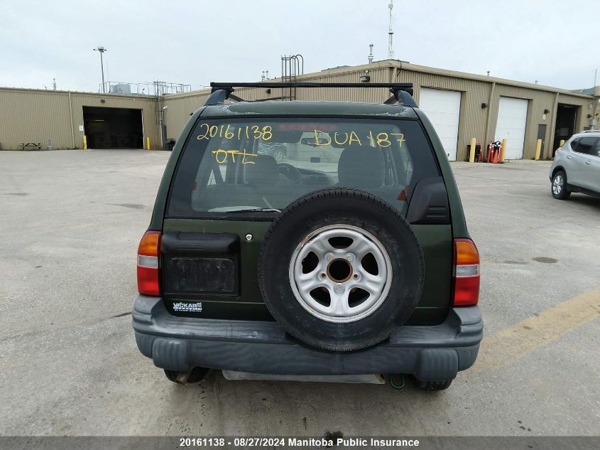 2000 Chevrolet Tracker VIN: 2CNBJ13C0Y6955722 Lot: 20161138