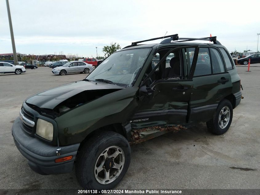 2000 Chevrolet Tracker VIN: 2CNBJ13C0Y6955722 Lot: 20161138