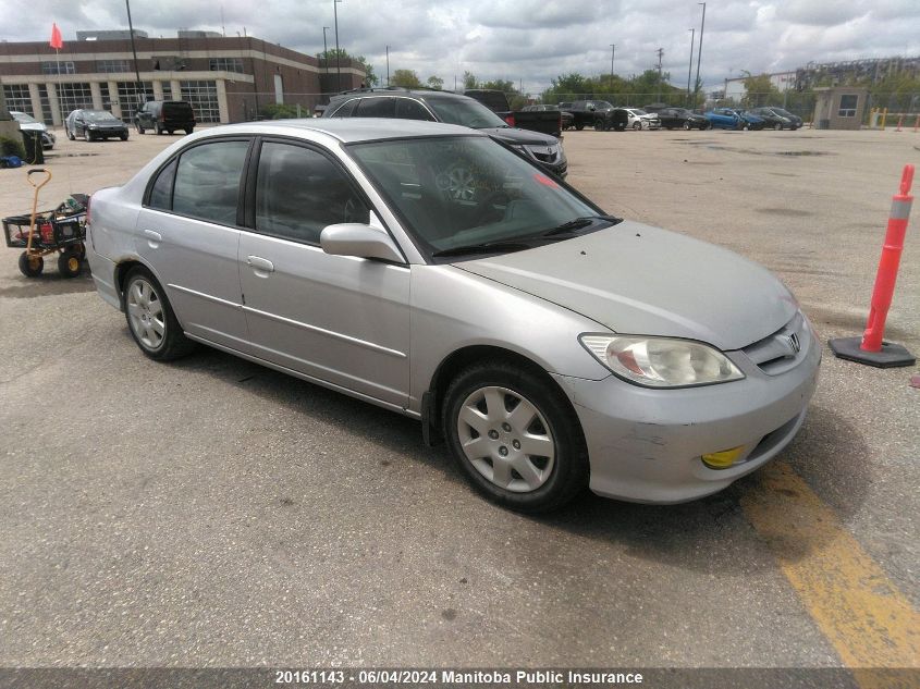 2004 Honda Civic Lx VIN: 2HGES16644H931024 Lot: 20161143