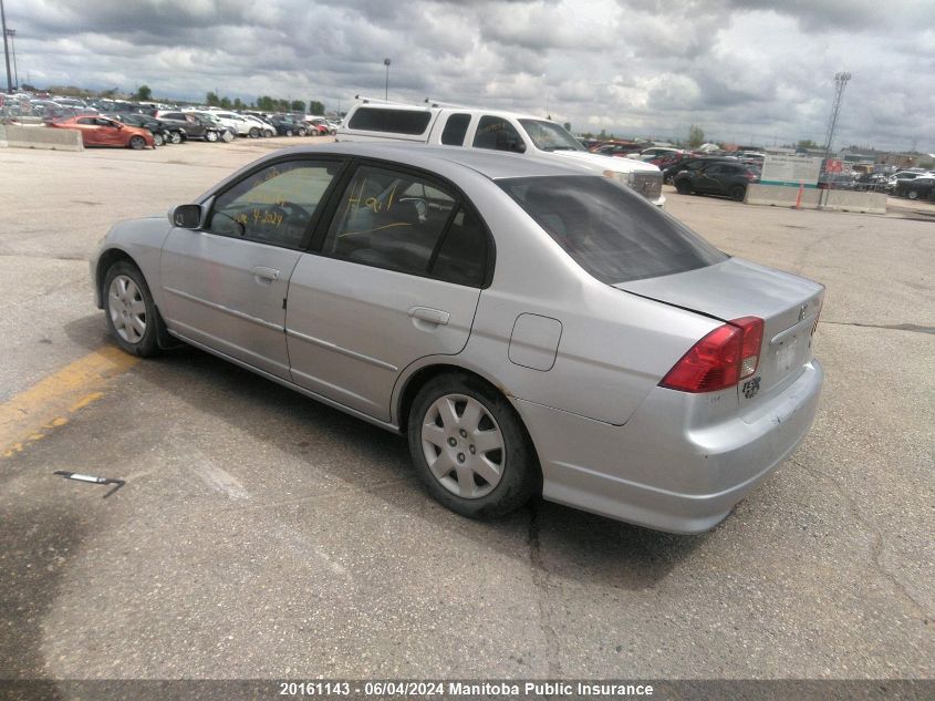 2004 Honda Civic Lx VIN: 2HGES16644H931024 Lot: 20161143