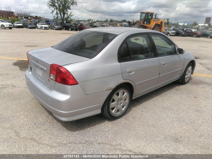 2004 Honda Civic Lx VIN: 2HGES16644H931024 Lot: 20161143