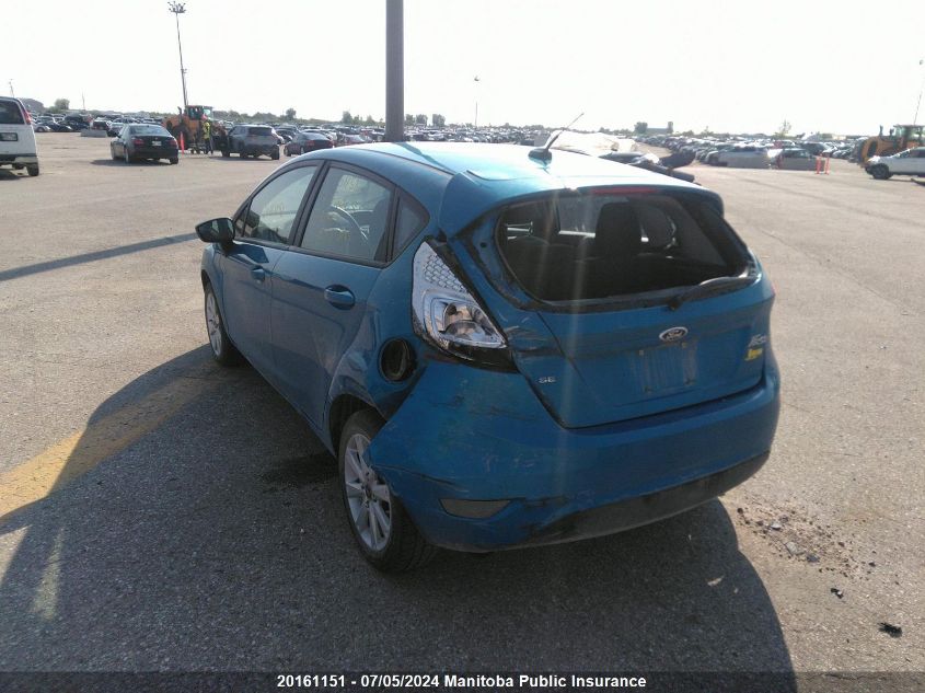 2012 Ford Fiesta Se VIN: 3FADP4EJ2CM204814 Lot: 20161151