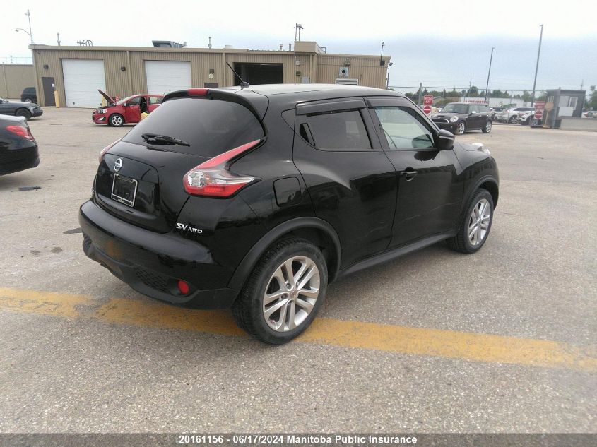 2016 Nissan Juke Sl VIN: JN8AF5MV9GT660590 Lot: 20161156