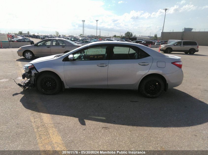 2015 Toyota Corolla S VIN: 2T1BURHE3FC437832 Lot: 20161176